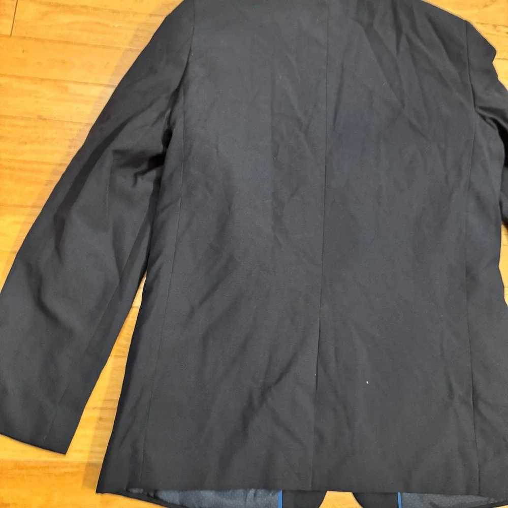 Cat & Jack Boys Navy Blue Blazer Suit‎ Jacket Size 14 Formal Wedding School